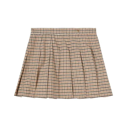 PALM ANGELS Checked High-Waisted Mini Skirt
