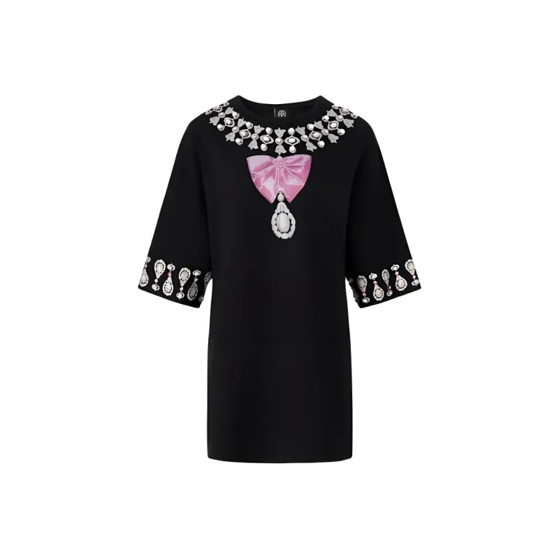 TCH Long Sleeved Dresses Women's Black-0