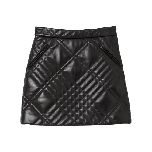Burberry Casual Short Skirts Women's Black