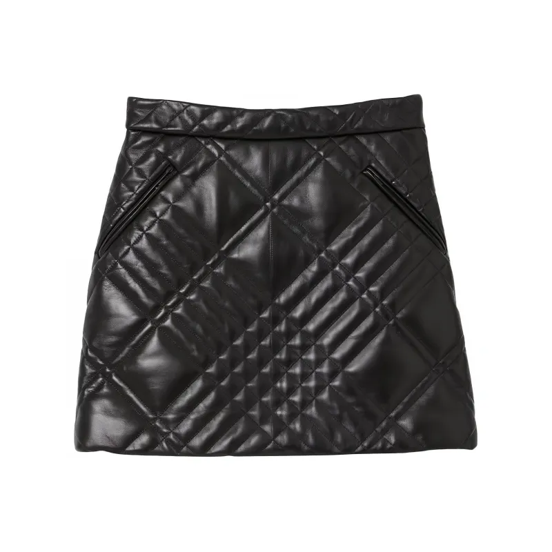 Burberry Casual Short Skirts Women's Black-0