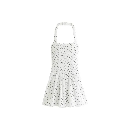 Abercrombie＆Fitch Sleeveless Dress Women's Black Dot