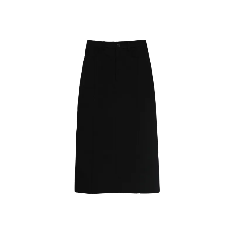 Fstudio Casual Long Skirts Women's Black-0