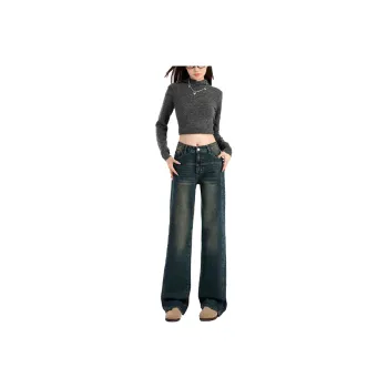 YINLEI Jeans Women's Concrete Gray
