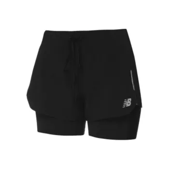 New Balance Impact Run 2in1 Short Sports Shorts Women's Black