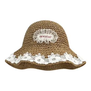 MITHAOL KUSC Straw Woven Bucket Hats Women's