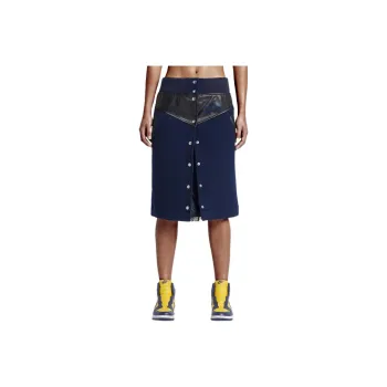 Nike Casual Long Skirts Women's Blue