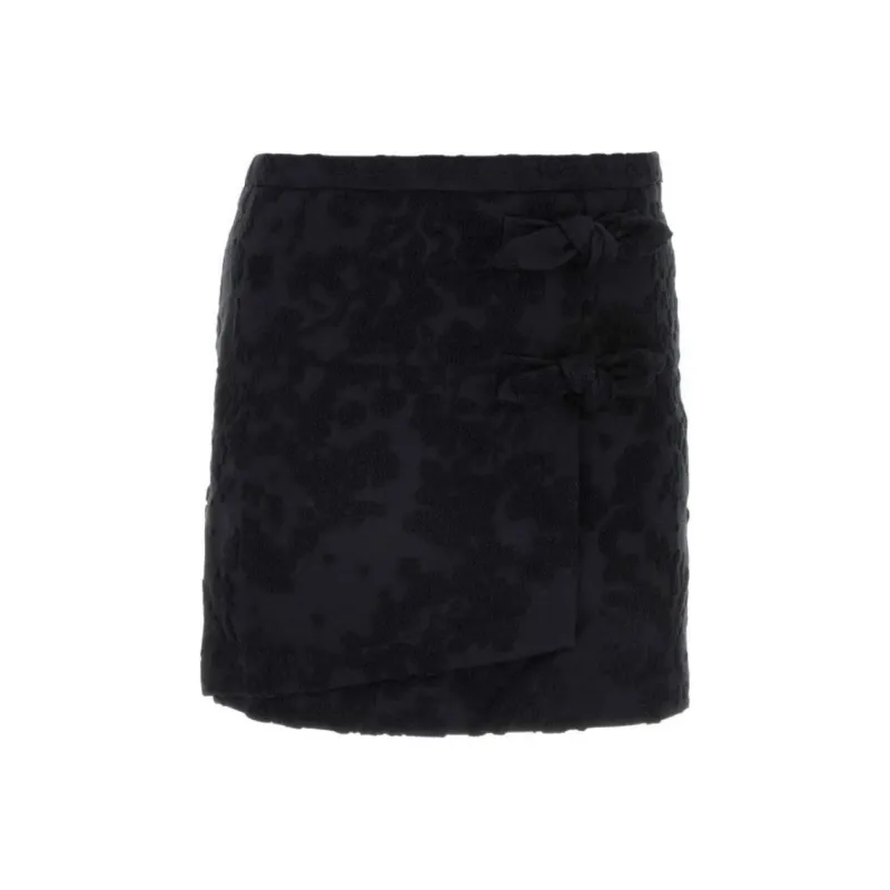 GANNI Floral Pattern Mini Skirt-0