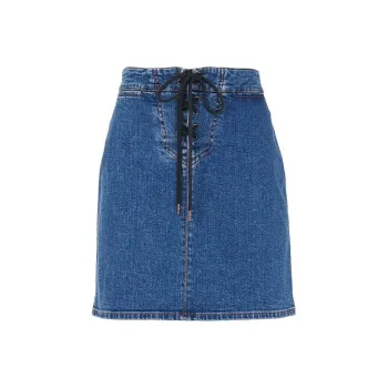 See By Chloe Denim Short Skirts Women's Blue