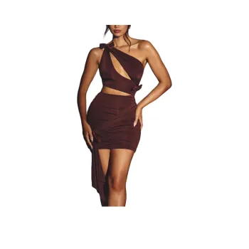 OH POLLY Orchidee Sleeveless Dress Women's Chocolate Brown/Chocolate Brown