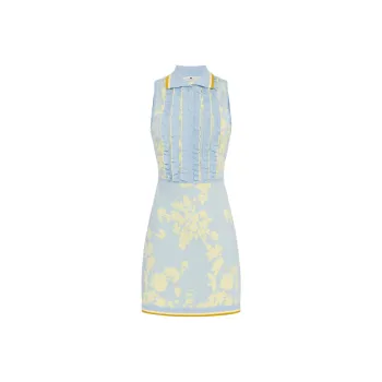 Elisabetta Franchi Sleeveless Dress Women's Sky Blue