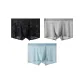 [3 Pack]Black+Light Gray+Sky Blue (120S Ice Silk+10A Antibacterial)