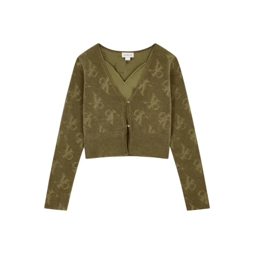 CALVIN KLEIN Casual Suit Women's 2 Pack Olive Green