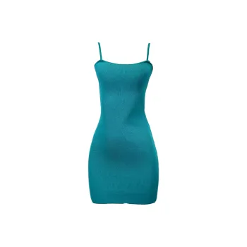 Udon House Slip Dress Women's Peacock Blue