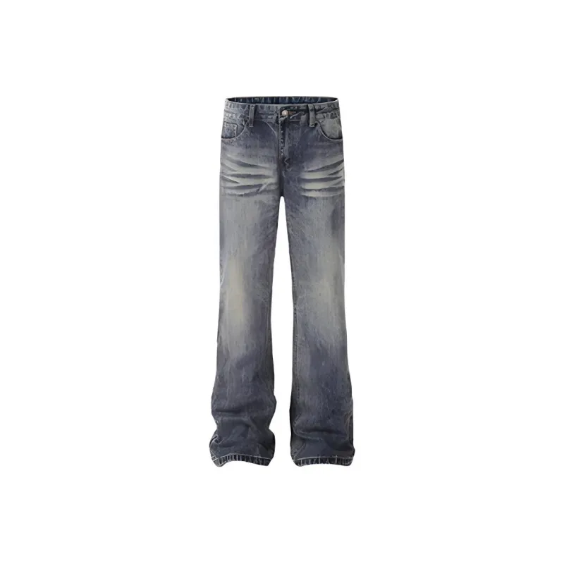 YINLEI Jeans Unisex Blue-0