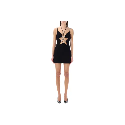 AREA Cut Out Sleeveless Mini Dress