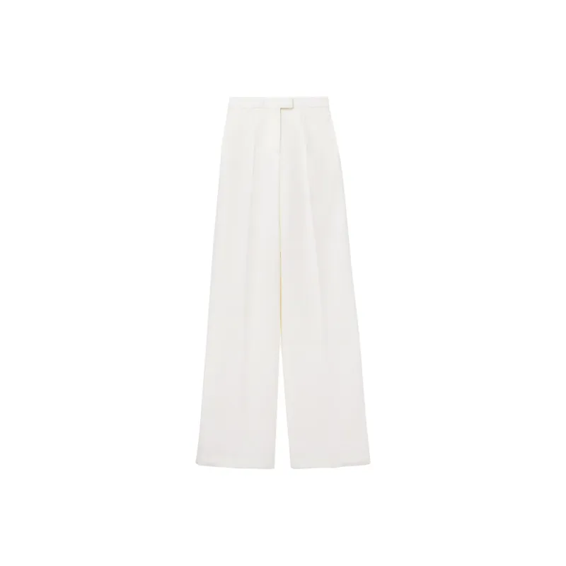 Alexander McQueen Wide leg Wool Trousers-0