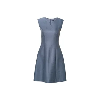 ROEYSHOUSE Sleeveless Dress Women's Gray Blue