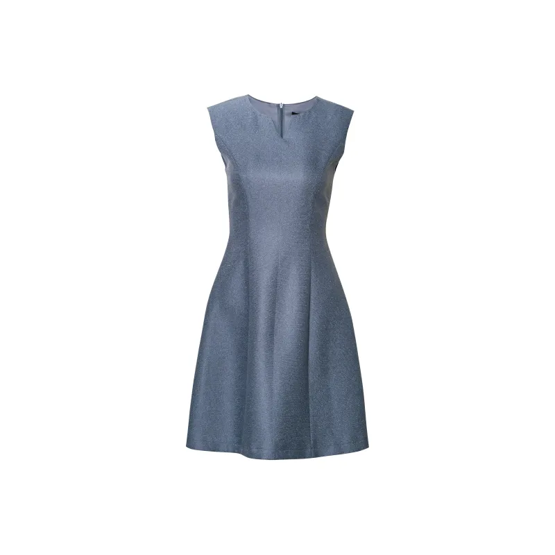 ROEYSHOUSE Sleeveless Dress Women's Gray Blue-0