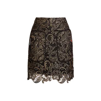 LIZZY Casual Short Skirts Women's Gold
