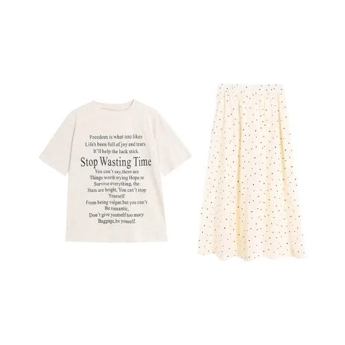 TWOPLUMGIRLS Two Piece Skirt Sets Women's