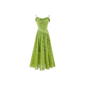 PLANE DRIFT Slip Dresses Women's Green