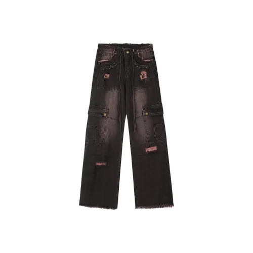 EOEI Jeans Women's Dark Color