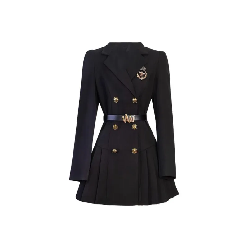 KEAB Long Sleeved Dresses Women's Black-0
