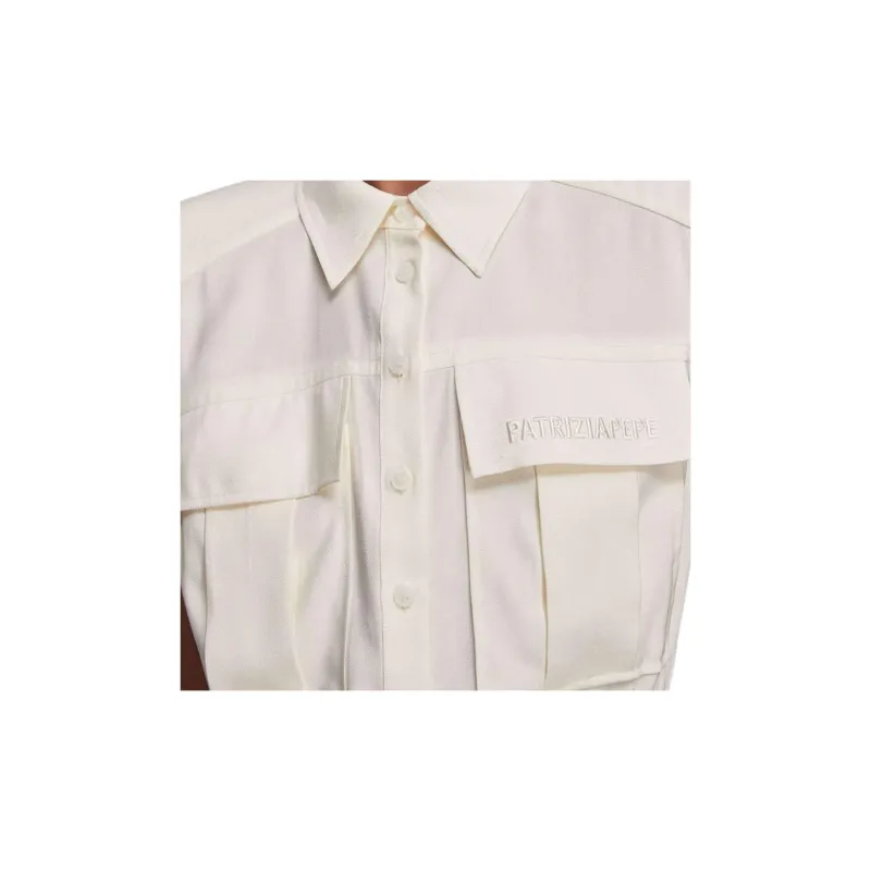 Patrizia Pepe Logo embroidered Mini Dress-4