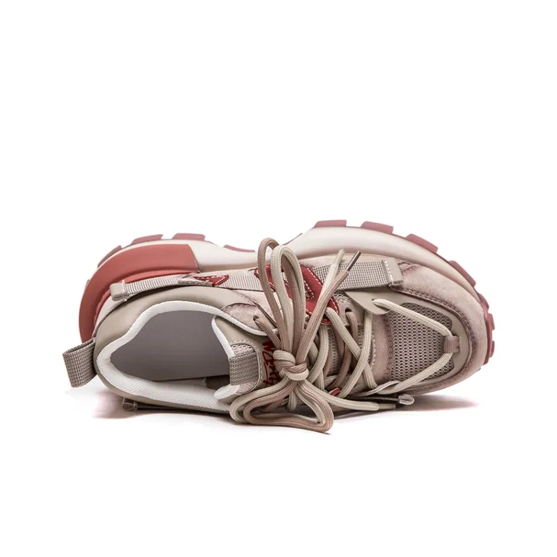 Chibang Height Increasing Low Top Chunky Sneakers Women's-3