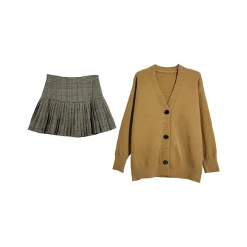 Icicofficial Two Piece Skirt Sets Women's