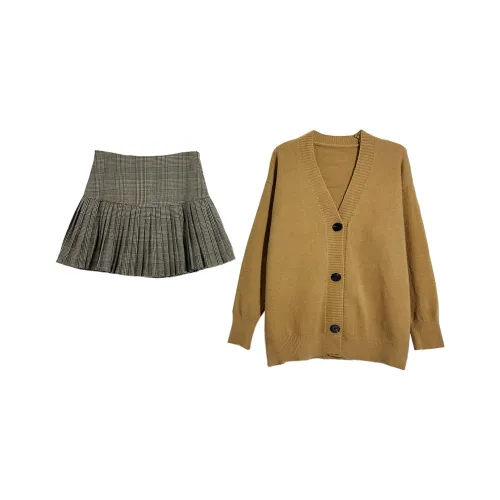 Icicofficial Two Piece Skirt Sets Women's