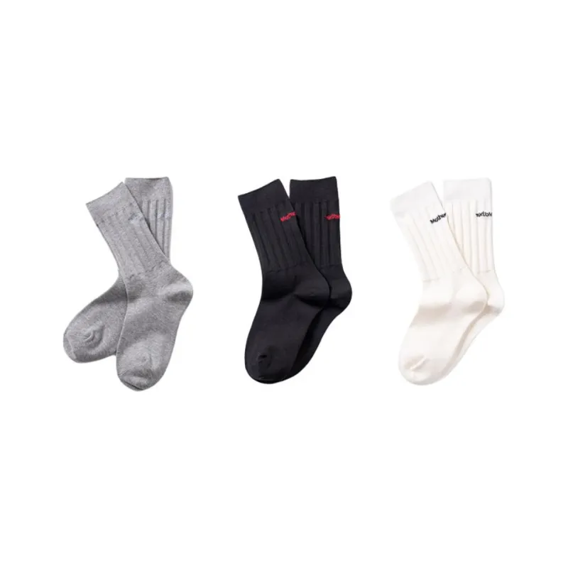 Under The Boots Mid Calf Socks Unisex 3 Pack-5