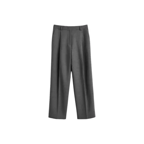 TOTEME High Waisted Tapered Leg Trousers
