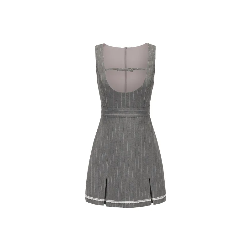 CHIWAWAMEME Slip Dresses Women's Gray-0