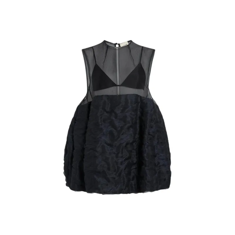 KHAITE SS25 Blair Dress Sleeveless Dress Women's DARK NAVY/Dark Marine Blue-0