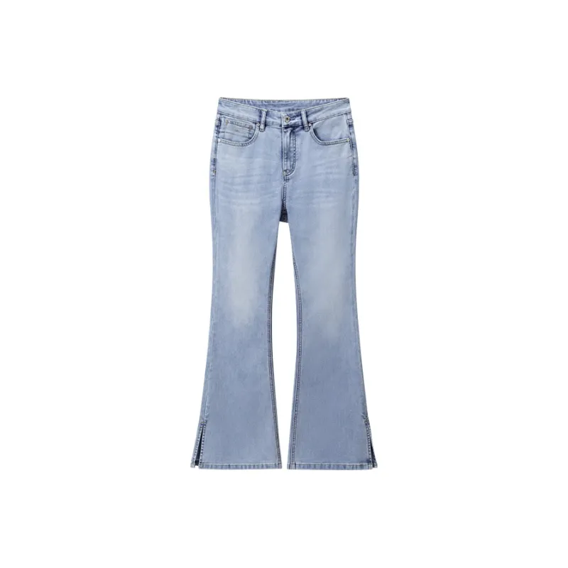 BAIXIAOT Jeans Women's Light Blue-0