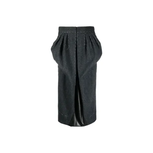 Belted Puff Sleeve Button Detail Dress