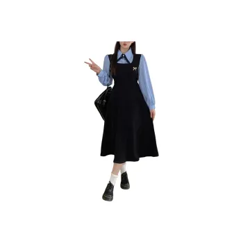 TUSHIFEI Long Sleeved Dresses Women's Image Color