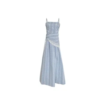 ZWTX STUDIO Slip Dress Women's Blue