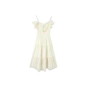 Incolore Short Sleeved Dresses Women's Apricot