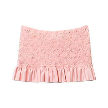 Alexander Wang Shirred Ruffle hem Mini Skirt