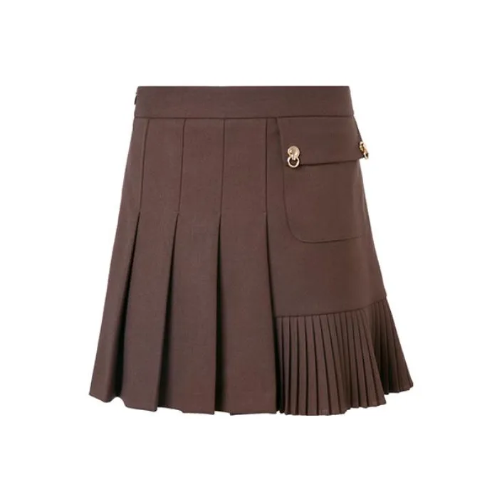 LOFT SHINE Skirt Women's Coffee-0