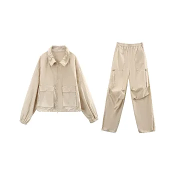 A Paradise For Awakening Casual Suit Women's Khaki