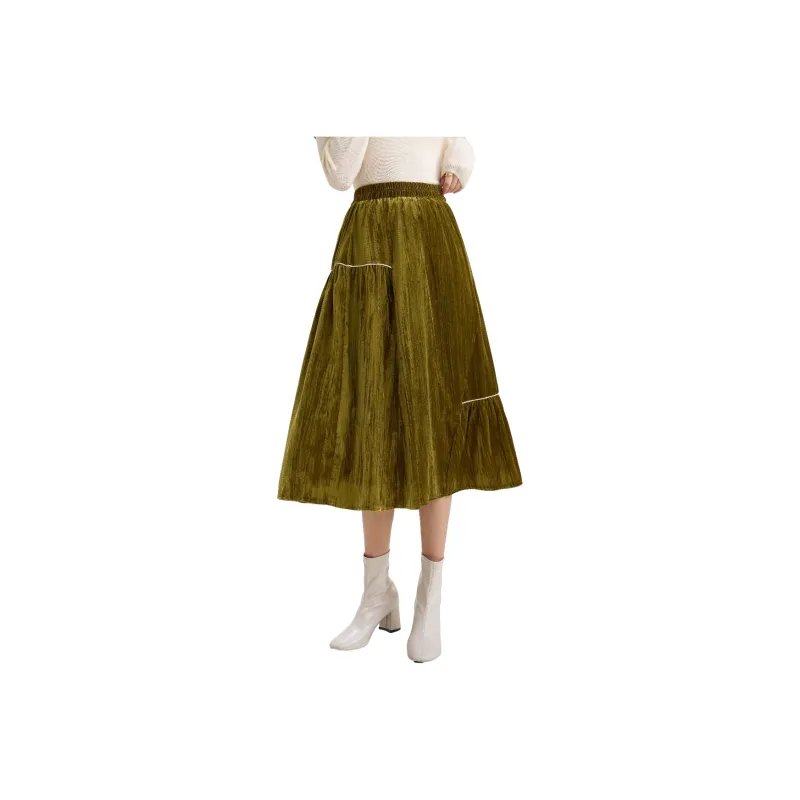 SMEN Casual Long Skirts Women's-7