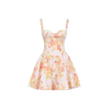HOUSE OF CB BUNNY Slip Dress Women's PEACH/Peach