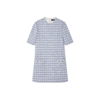 VERSACE Tweed A line Mini Dress