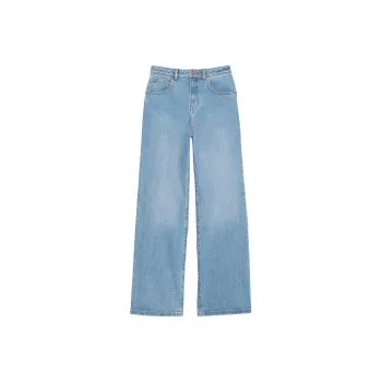 Victoria's Secret PINK Denim By PINK High-Rise Straight-Leg Jeans / LW Jeans Women's Washed Blue