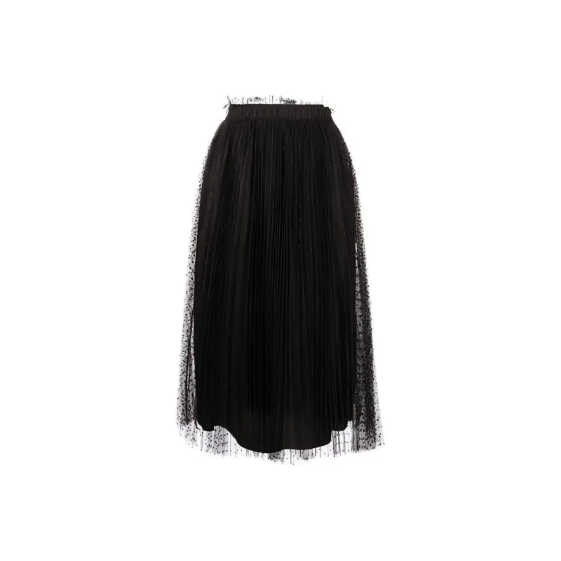 RED VALENTINO Casual Long Skirts Women's Black-0