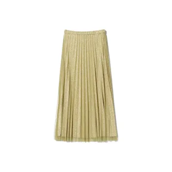 Beams Casual Long Skirts Women's Yellow
