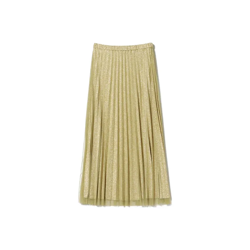 Beams Casual Long Skirts Women's Yellow-0